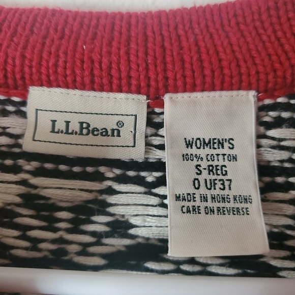 Womens Vintage L.L.Bean Nordic Fairisle Heavy Apres Ski Sweater Size Small - Picture 7 of 13